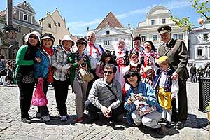 Připomínka výročí ukončení 2. světové války a slavnostní nástup Modrých baretů, náměstí Svornosti Český Krumlov, 7. května 2011, foto: Lubor Mrázek (16/20)