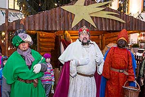 Tři králové, 6.1.2015, Advent a Vánoce v Českém Krumlově, foto: Lubor Mrázek (6/20)
