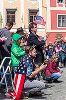 Slavnostní akt u příležitosti 70. výročí konce II. světové války, náměstí Svornosti Český Krumlov, 8.5.2015, foto: Lubor Mrázek (15/36)