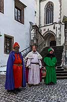 Tři králové, 6.1.2017, Advent a Vánoce v Českém Krumlově, foto: Lubor Mrázek (5/36)
