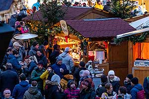 1. adventní neděle - otevření Adventu spojené s rozsvícením vánočního stromu, Český Krumlov 1.12.2019, foto: Lubor Mrázek (7/56)