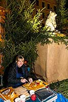 Společné zpívání u vánočního stromu, 3. adventní neděle v Českém Krumlově 15.12.2019, foto: Lubor Mrázek (44/71)