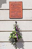 Uctění památky obětí u příležitosti 75. výročí konce 2. světové války 8.5.2020, foto: Lubor Mrázek (30/32)