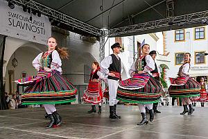 Svatováclavské slavnosti a Mezinárodní folklórní festival 2022 v Českém Krumlově, sobota 24. září 2022, foto: Lubor Mrázek (4/119)