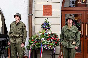 Oslava 77. výročí konce 2. světové války, Český Krumlov 7.5.2022, foto: Lubor Mrázek (79/117)