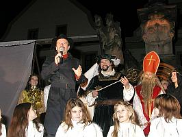 Nad Českým Krumlovem se otevřelo vánoční nebe 1. 12. 2002, foto: Lubor Mrázek (23/33)