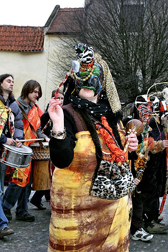 Masopust v Českém Krumlově, 5. února 2008, foto: Lubor Mrázek (54/88)