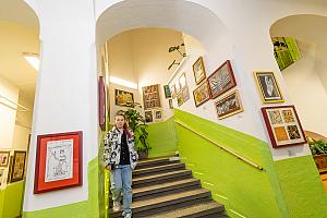 Slavnostní otevření schodišťové galerie ZUŠ Český Krumlov 16. 11. 2023, foto: Lubor Mrázek (66/110)