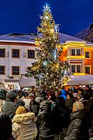 1. adventní neděle - otevření Adventu spojené s rozsvícením vánočního stromu 3. 12. 2023, foto: Lubor Mrázek (49/65)
