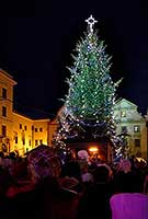 1. adventní neděle - hudebně poetické otevření adventu spojené s rozsvícením vánočního stromu, 2.12.2012, foto: Lubor Mrázek (13/20)