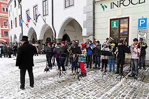 Masopustní průvod v Českém Krumlově, 12. února 2013, foto: Lubor Mrázek (8/104)