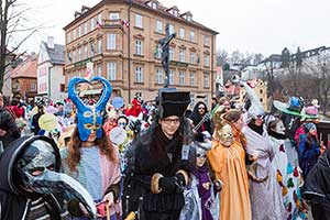 Masopustní průvod v Českém Krumlově, 4. března 2014, foto: Lubor Mrázek (65/108)