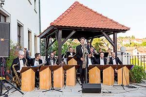 Jazzband schwarzenberské gardy & the orchestra Harlemania, 1.7.2014, Festival komorní hudby Český Krumlov, foto: Lubor Mrázek (17/36)