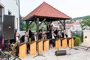 Jazzband schwarzenberské gardy & the orchestra Harlemania, 1.7.2014, Festival komorní hudby Český Krumlov, foto: Lubor Mrázek (33/36)