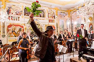 Jihočeská komorní filharmonie, Jan Simon (klavír), Milan Svoboda (klavír), 5.7.2014, Festival komorní hudby Český Krumlov, foto: Lubor Mrázek (14/16)