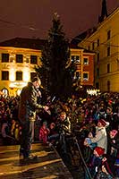 Hudebně poetické otevření adventu 30.11.2014, Advent a Vánoce v Českém Krumlově 2014, foto: Lubor Mrázek (5/40)