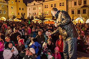 Hudebně poetické otevření adventu 30.11.2014, Advent a Vánoce v Českém Krumlově 2014, foto: Lubor Mrázek (6/40)