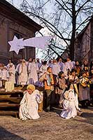 Živý Betlém, 23.12.2014, Advent a Vánoce v Českém Krumlově, foto: Lubor Mrázek (9/68)