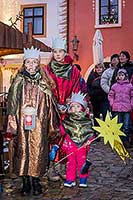 Tři králové, 6.1.2015, Advent a Vánoce v Českém Krumlově, foto: Lubor Mrázek (9/20)