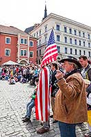 Slavnostní akt u příležitosti 70. výročí konce II. světové války, náměstí Svornosti Český Krumlov, 8.5.2015, foto: Lubor Mrázek (16/36)