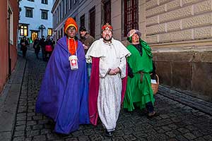Tři králové, 6.1.2016, Advent a Vánoce v Českém Krumlově, foto: Lubor Mrázek (3/20)