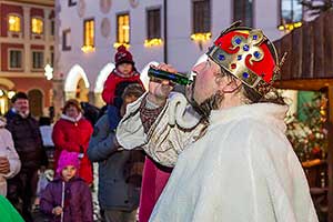 Tři králové, 6.1.2016, Advent a Vánoce v Českém Krumlově, foto: Lubor Mrázek (15/20)