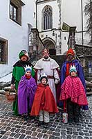 Tři králové, 6.1.2017, Advent a Vánoce v Českém Krumlově, foto: Lubor Mrázek (8/36)