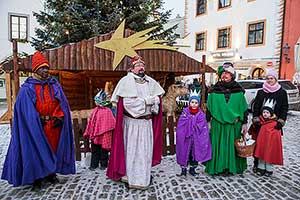 Tři králové, 6.1.2017, Advent a Vánoce v Českém Krumlově, foto: Lubor Mrázek (11/36)