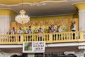 Koncert ZUŠ pro město k 25. výročí zapsání Českého Krumlova na seznam UNESCO, Zámecká jízdárna 13.12.2017, foto: Lubor Mrázek (1/76)