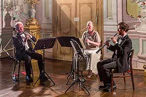 Lonarc Oboe Trio, Festival komorní hudby Český Krumlov 4.7.2018, foto: Lubor Mrázek (1/8)
