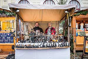Adventní a Vánoční trh na náměstí Svornosti v Českém Krumlově, prosinec 2018, foto: Lubor Mrázek (54/60)