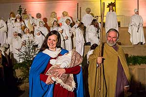 Živý Betlém, 23.12.2018, Advent a Vánoce v Českém Krumlově, foto: Lubor Mrázek (114/132)
