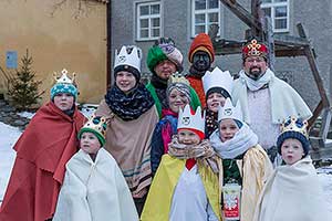 Tři králové, 6.1.2019, Advent a Vánoce v Českém Krumlově, foto: Lubor Mrázek (3/32)