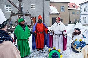 Tři králové, 6.1.2019, Advent a Vánoce v Českém Krumlově, foto: Lubor Mrázek (4/32)