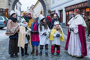 Tři králové, 6.1.2019, Advent a Vánoce v Českém Krumlově, foto: Lubor Mrázek (10/32)