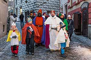 Tři králové, 6.1.2019, Advent a Vánoce v Českém Krumlově, foto: Lubor Mrázek (11/32)