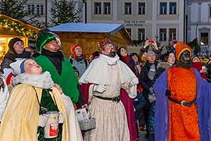 Tři králové, 6.1.2019, Advent a Vánoce v Českém Krumlově, foto: Lubor Mrázek (26/32)