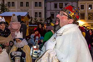 Tři králové, 6.1.2019, Advent a Vánoce v Českém Krumlově, foto: Lubor Mrázek (27/32)