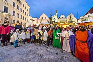 Tři králové, 6.1.2019, Advent a Vánoce v Českém Krumlově, foto: Lubor Mrázek (30/32)