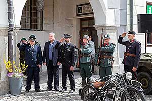 Slavnostní akt u příležitosti 74. výročí konce 2. světové války, Český Krumlov 4.5.2019, foto: Lubor Mrázek (27/60)