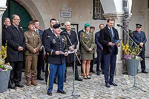 Slavnostní akt u příležitosti 74. výročí konce 2. světové války, Český Krumlov 4.5.2019, foto: Lubor Mrázek (32/60)