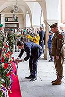 Slavnostní akt u příležitosti 74. výročí konce 2. světové války, Český Krumlov 4.5.2019, foto: Lubor Mrázek (47/60)