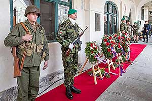 Slavnostní akt u příležitosti 74. výročí konce 2. světové války, Český Krumlov 4.5.2019, foto: Lubor Mrázek (53/60)