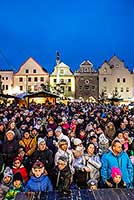 1. adventní neděle - otevření Adventu spojené s rozsvícením vánočního stromu, Český Krumlov 1.12.2019, foto: Lubor Mrázek (5/56)