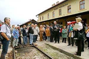 1. května 2004, 12.30 hodin - Mimořádný vlak "Tří zemí", foto: Lubor Mrázek (15/59)