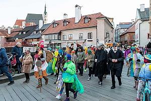 Masopustní průvod v Českém Krumlově, 1. 3. 2022, foto: Lubor Mrázek (89/144)