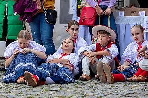 Svatováclavské slavnosti a Mezinárodní folklórní festival 2020 v Českém Krumlově, pátek 23. září 2022, foto: Lubor Mrázek (28/90)