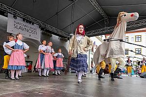 Svatováclavské slavnosti a Mezinárodní folklórní festival 2022 v Českém Krumlově, sobota 24. září 2022, foto: Lubor Mrázek (6/119)