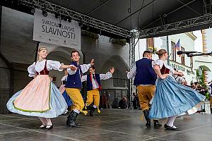 Svatováclavské slavnosti a Mezinárodní folklórní festival 2022 v Českém Krumlově, sobota 24. září 2022, foto: Lubor Mrázek (17/119)