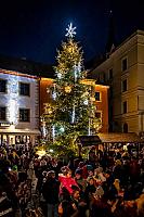 1. adventní neděle - otevření Adventu spojené s rozsvícením vánočního stromu, Český Krumlov 27.11.2022, foto: Lubor Mrázek (39/39)